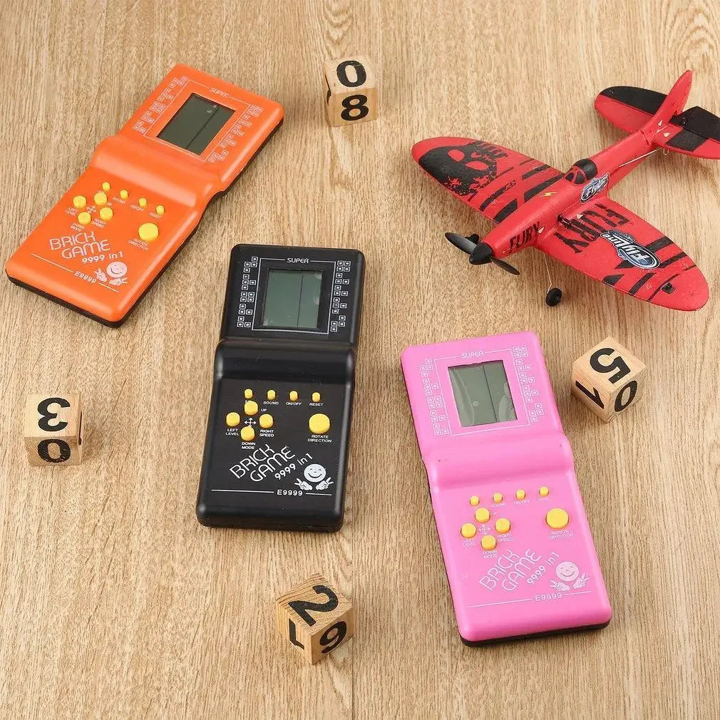 Classic Handheld Game Machine Brick Game Kids Games Machine Toy With Game Music Playback