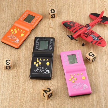 Classic Handheld Game Machine Brick Game Kids Games Machine Toy With Game Music Playback