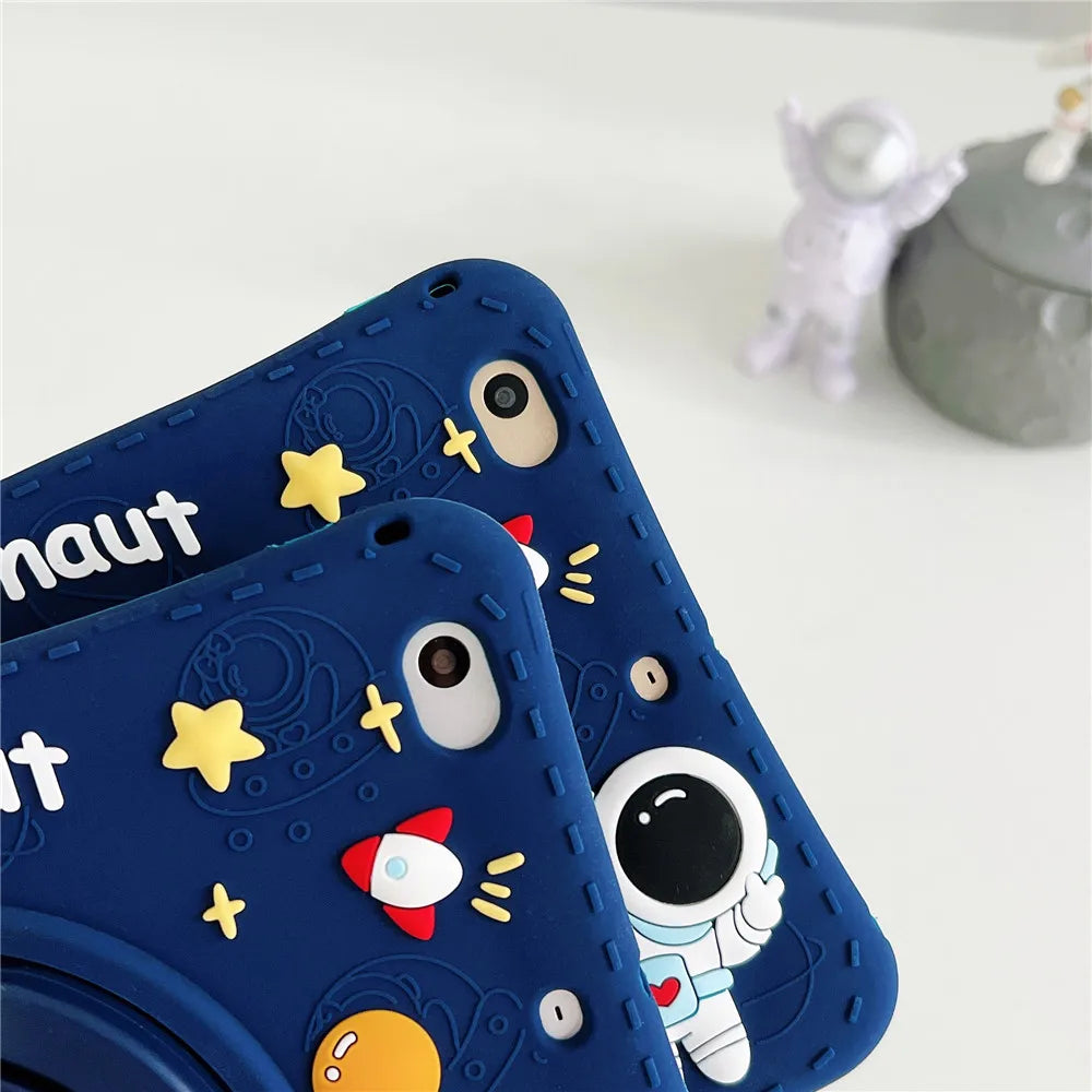 Case for Samsung Galaxy Tab A9 Plus S9 FE S8 S7 11 inch A8 10.5 A7 S6 Lite 10.4 A 10.1 8.0 T290 Kids Cartoon Tablet Stand Cover