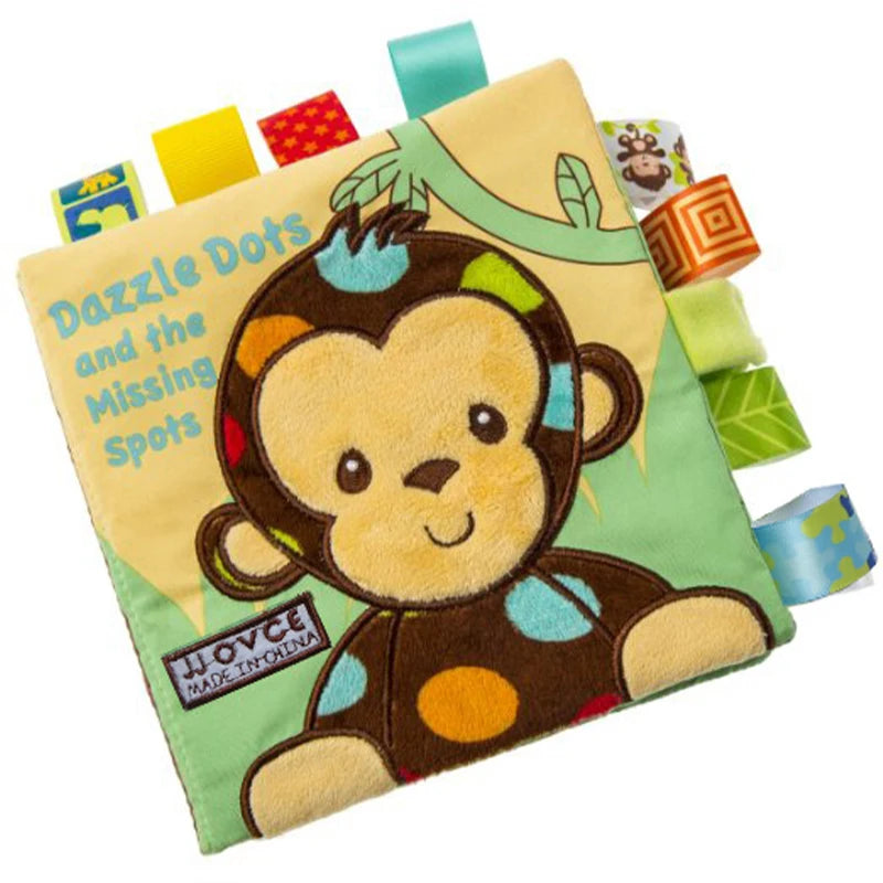 Baby Cloth Book Toys Animals Soft Learning Educational Toys For Babies Development montessori Sensory Books Baby Toys 0 12 Month