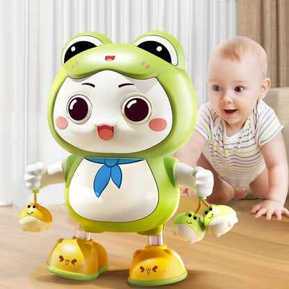 Children Cute Rabbit Electronic Toy Pet With Music Light Animal Game Frog Walking Dance Moving Kid Toys 3 Year Gifts