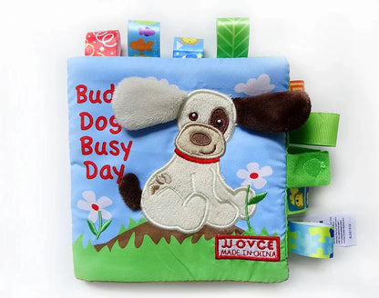 Baby Cloth Book Toys Animals Soft Learning Educational Toys For Babies Development montessori Sensory Books Baby Toys 0 12 Month