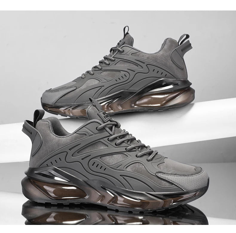 Men Shoes 2026 Casual Walk Air Cushion Marathon Breathable Lightweight Women's Comfortable Athletic Nonskid Sneakers