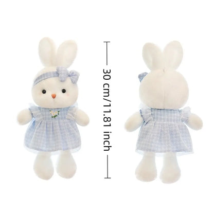 Kawaii Long Ears Plush Rabbit Doll Appeasement Doll 30cm Stuffed Animal Bunny Skirt Bunny Toy Kids