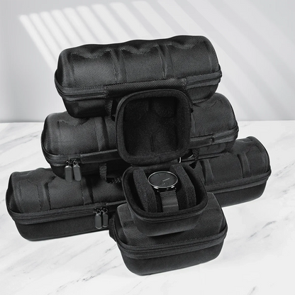 Watch Box Organizer For Men or Women Watch Travel Case Portable Storage Watch Display Holder for Wristwatches and Smart Watches