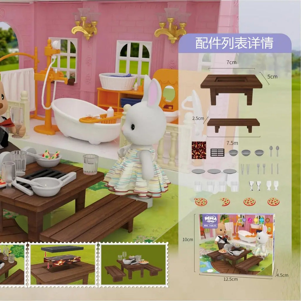 Mini supermarket shopping games dollhouse furniture accessories Intellectual education toys for kid family interaction toys