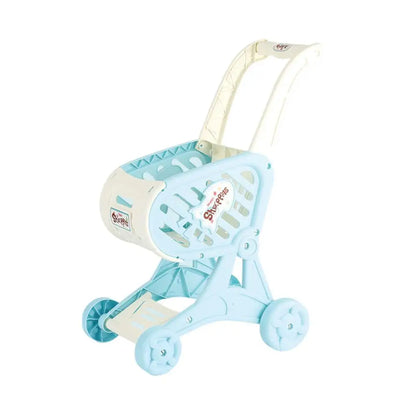 Shopping Cart Toy Baby Small Trolley Children Play House Fruit Cut Music Kitchen Supermarket Men And Girls Early Education Toys