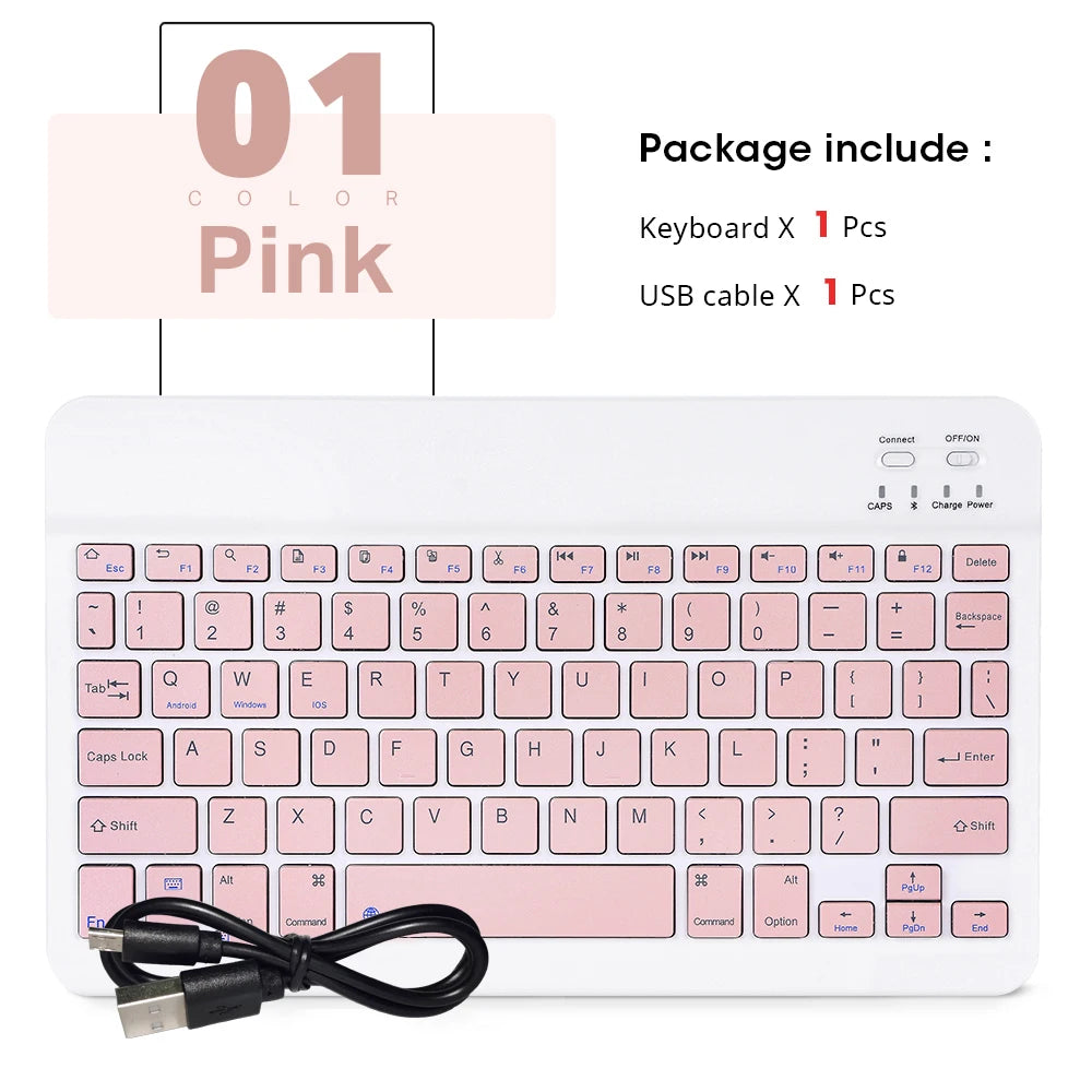 2026 New Slim Lightweight Ergonomic Bluetooth Keyboard, Compact Silent Wireless Keyboard for Windows iOS Android Devices Office