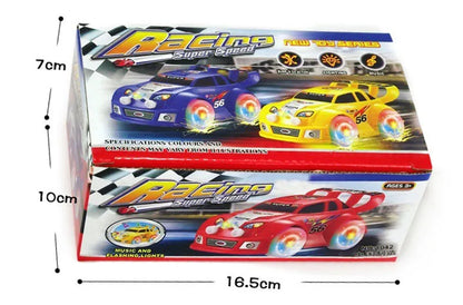 Electric Turn To Music Lights Dazzling Toy Car Model Boy Birthday Holiday Best Gift
