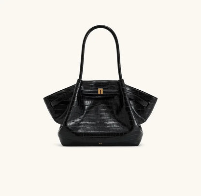 Women's Dumpling Bag Large Capacity Tote Bag Casual Shoulder Handbag 2026 New Fashion Solid Color Top-handle Bag for Work Travel