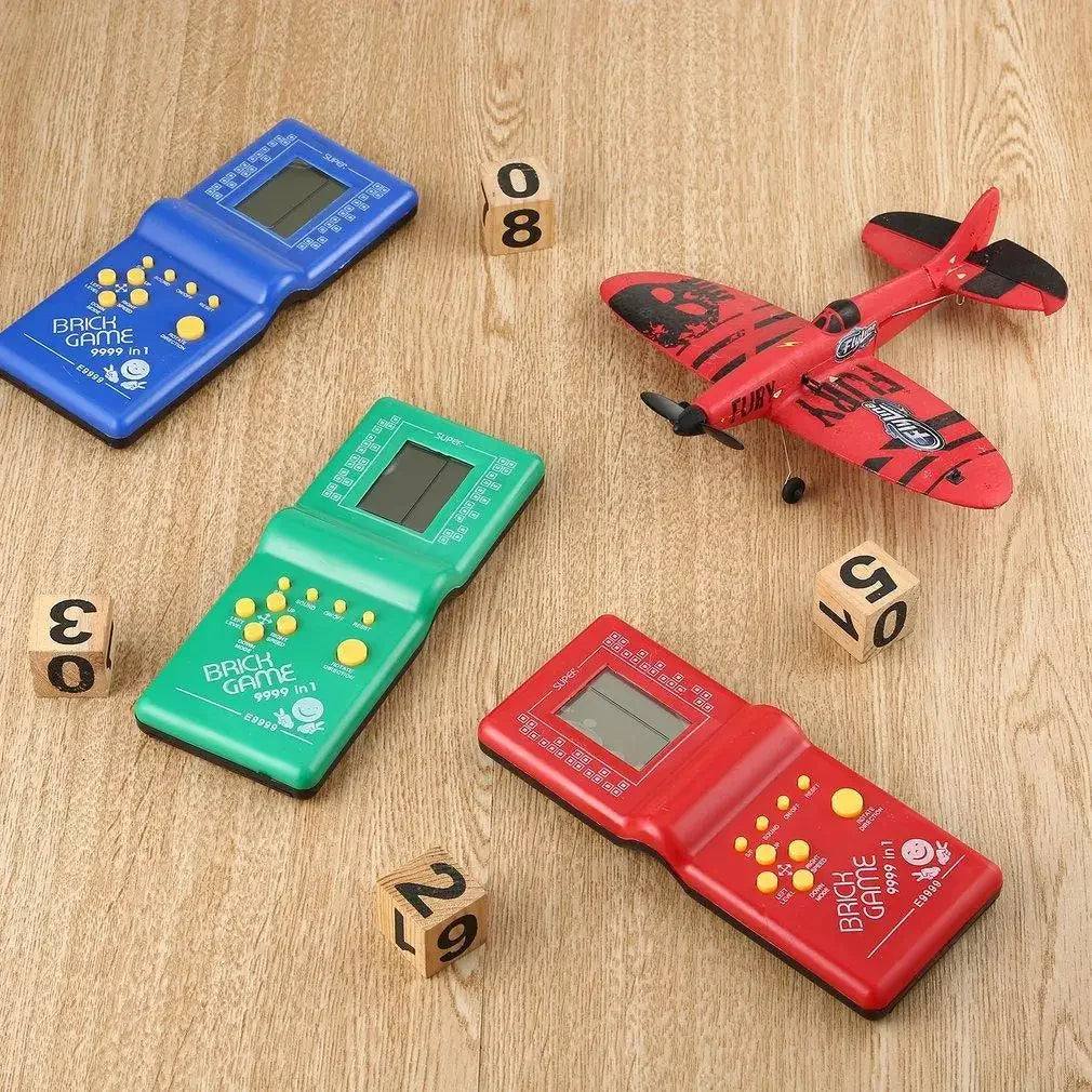 Classic Handheld Game Machine Brick Game Kids Games Machine Toy With Game Music Playback
