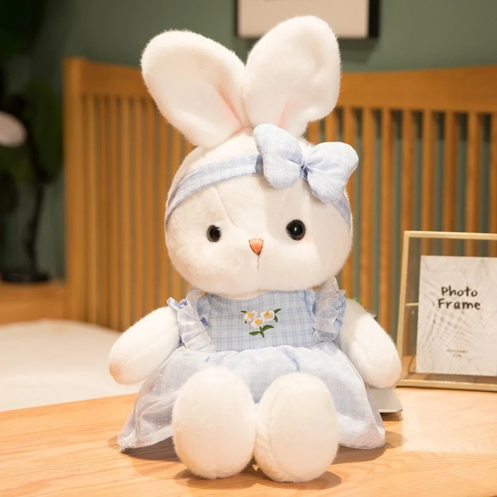 Kawaii Long Ears Plush Rabbit Doll Appeasement Doll 30cm Stuffed Animal Bunny Skirt Bunny Toy Kids