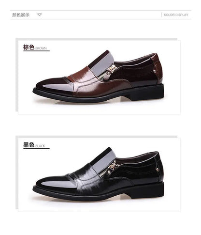 Shoes for Men Shoes Leather Shoes Business Dress Shoes All-Match Casual Shock-Absorbing Wear-Resistant Footwear Chaussure Homme