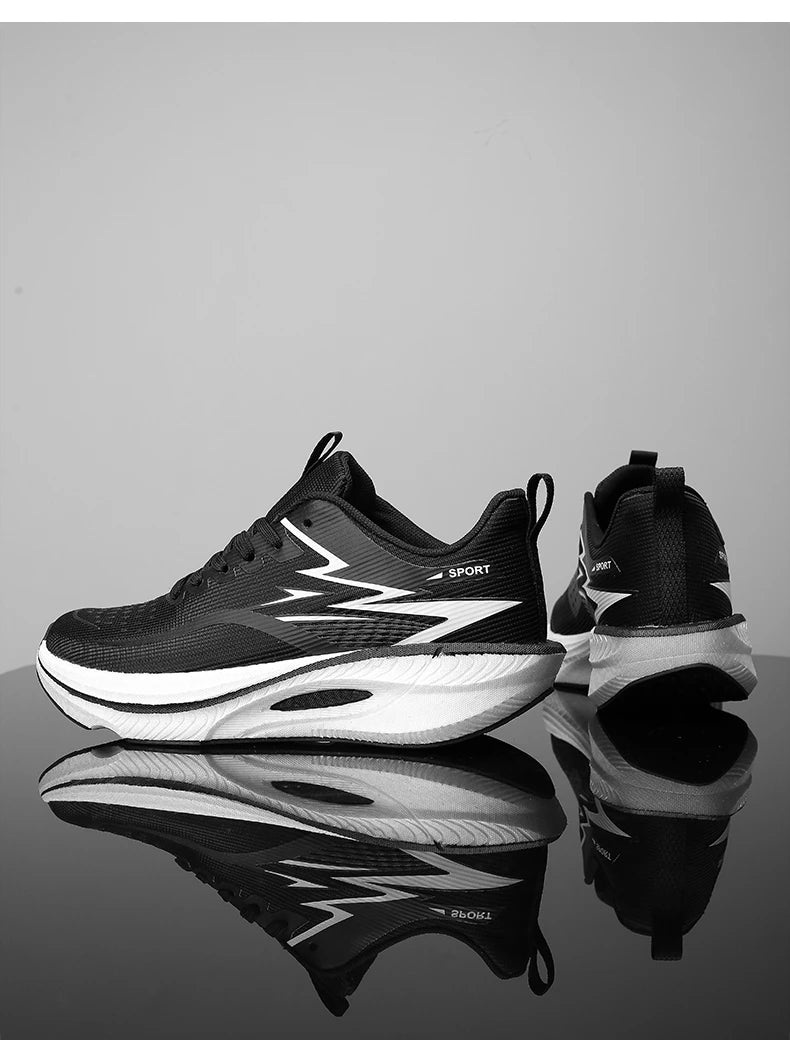 Mens Running Shoes 2026 New Professional Cushioned Breathable Marathon Fashion Sports Training Kightweight Sneakers for Man