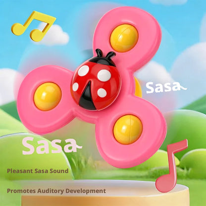 New Kids Bath Toys, Funny Bath, Car, Vacuum Sucker Toys, Rotate Cartoon Bells, Educational Toys For Kids, Gift