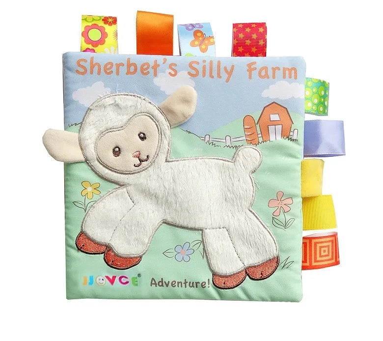 Baby Cloth Book Toys Animals Soft Learning Educational Toys For Babies Development montessori Sensory Books Baby Toys 0 12 Month