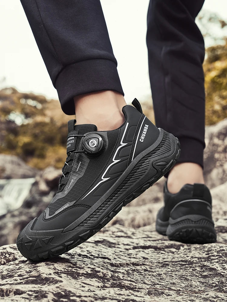 2026 new men's shoes work sports shoes fashionable casual shoes comfortable multi-functional low top shoes outdoor hiking shoes