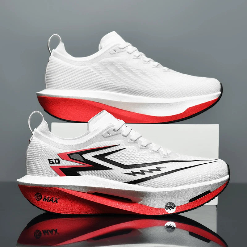 2026 Mens Running Shoes New Lightweight Rebound Breathable Mesh Training Sneakers Flat Lace-up Comfortable Tennis Shoes for Men