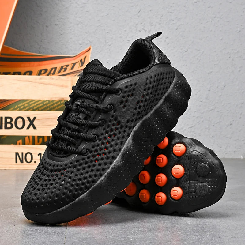 Brand Men Casual Shoes Thick Sole Soft Fashion Sneakers Summer Breathable Male Walking Shoes