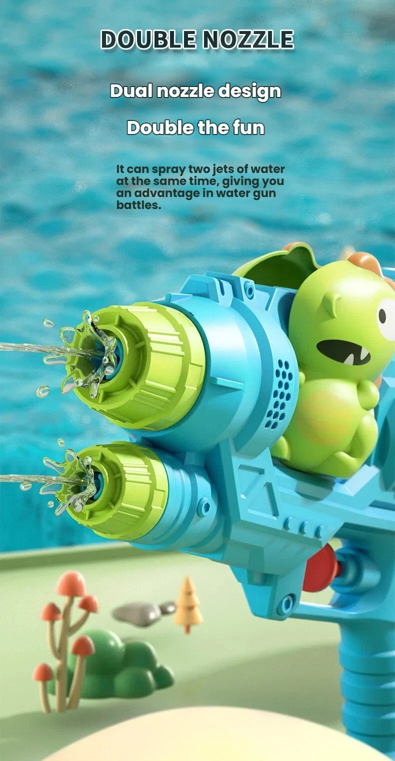 Dinosaurs, Ducks, Sharks, Twin Sprinklers, Water Gun Toys, Water Fights, Family Gatherings, Party Games, Water Pools, Beach Toys