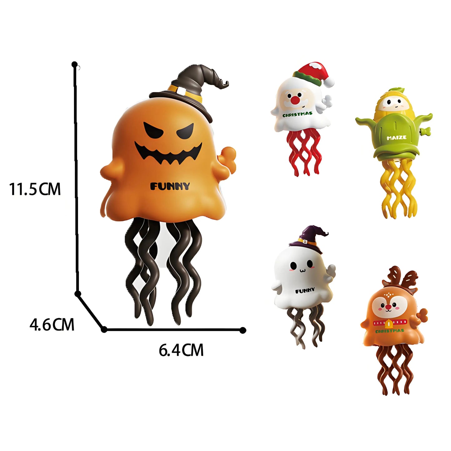 Dancing Ghosts&Dancing Corn Kids Clockwork Pet Toys Cartoon Interactive Baby Crawling Toys Dance Toys Halloween Christmas Gifts