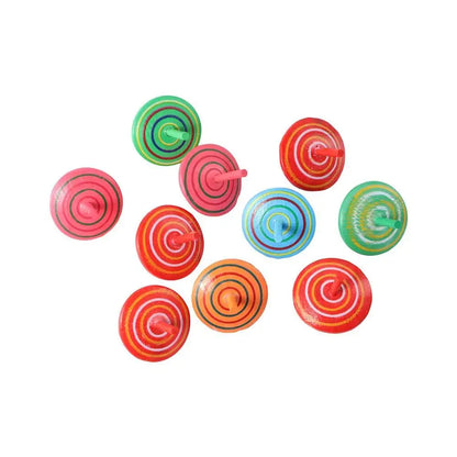 Game Spinning Top DIY Gyroscope Toys Desktop Spinning Top Wooden Rotate Gyro Wooden Gyro Toys Woode Spinning Top Toy