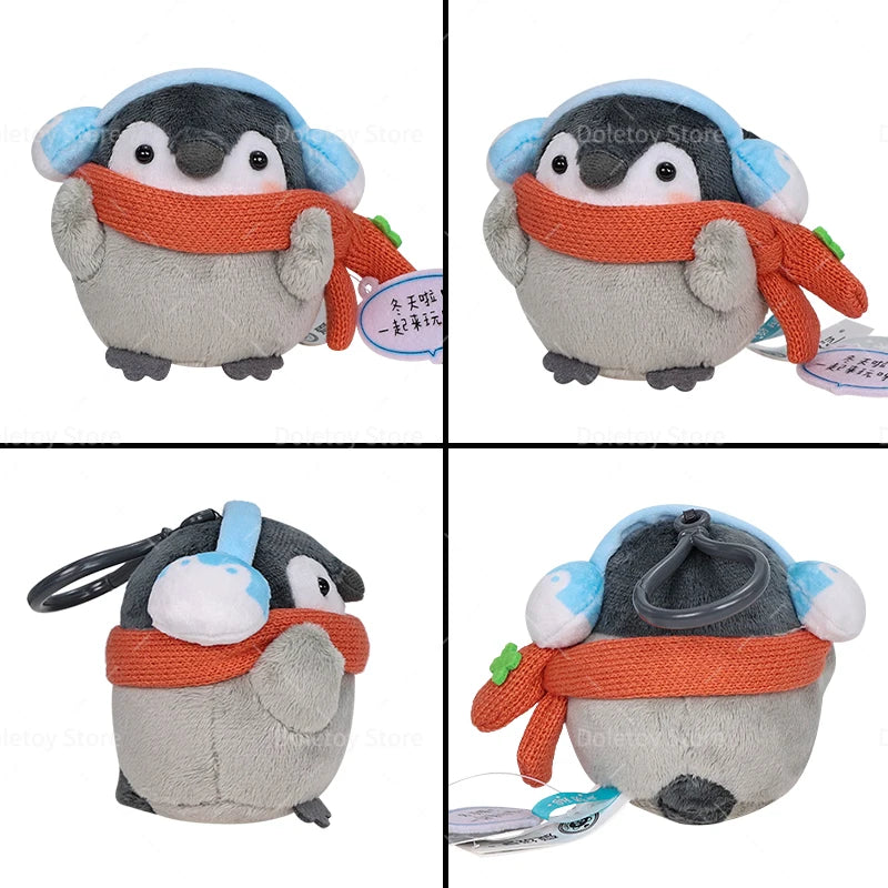 22 Styles Cute Penguin Plush Key Ring Tourist Hat Penguin Keychain For Girls Gifts Creative School Bag Keychain