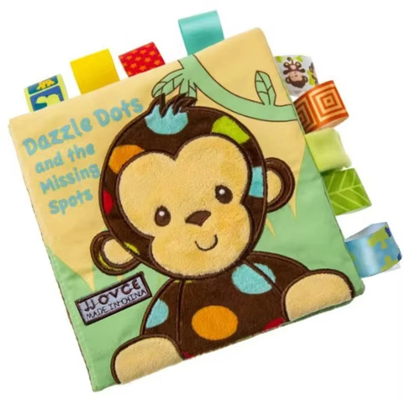Baby Cloth Book Toys Animals Soft Learning Educational Toys For Babies Development montessori Sensory Books Baby Toys 0 12 Month
