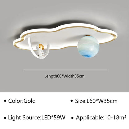 Modern cartoon LED lights children's rooms ceiling lights bedrooms study rooms creative home decoration indoor lighting fixtures