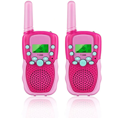 Walkie Talkies for 3-12 Year Old Girls Boys Toys with Backlit LCD Flashlight, 3 Miles Range for Outside, Camping, Hiking