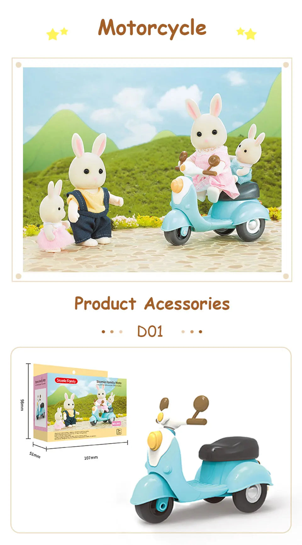 Toys Doll 1:12 Forest Family Montessori Kitchen Compatible Miniature Dollhouse Kitchen Accessories Furniture Pretend Play Gifts