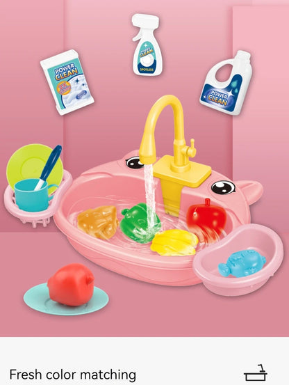 √Choice Play House Toys Pretend Play Children's Kitchen Wash Basin Sink Kids Kitchen Set Toy For Boys Girls Kids Gifts