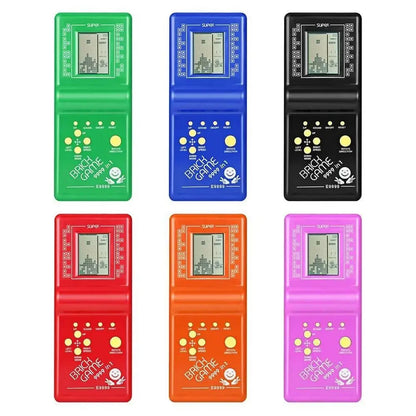 Classic Handheld Game Machine Brick Game Kids Games Machine Toy With Game Music Playback