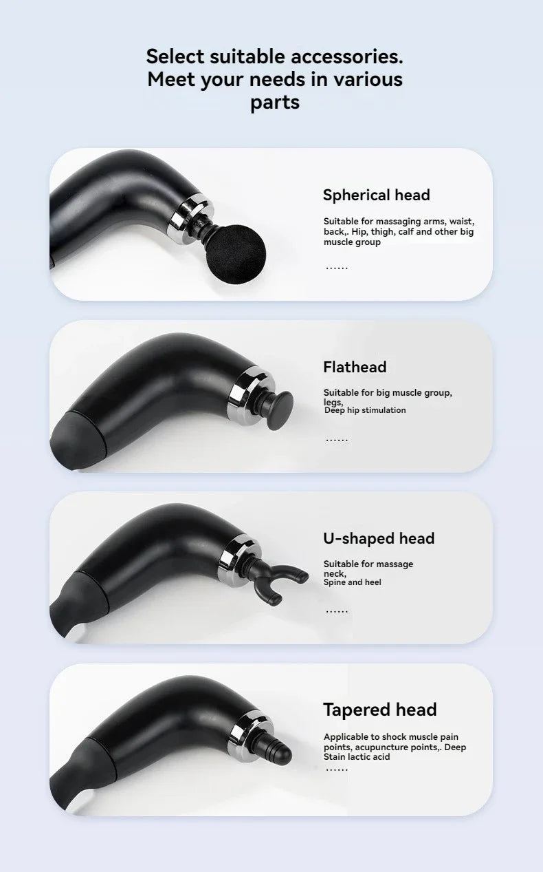 Smart Fascia Gun Electric Massager Hammer Electric Fascia Gun Home Handheld Hammer Back