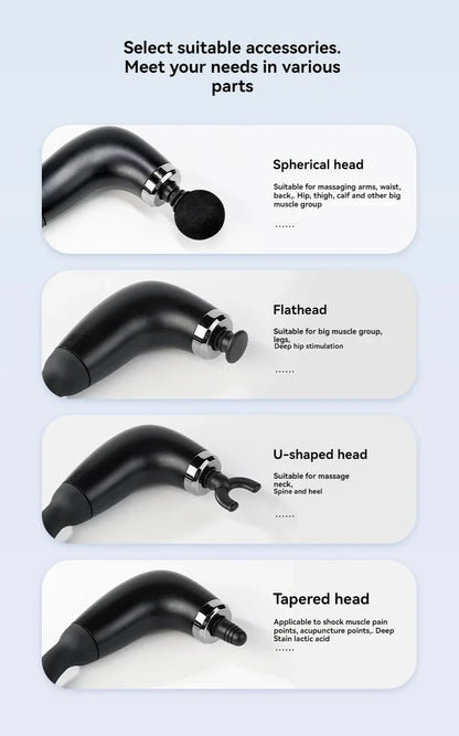 Smart Fascia Gun Electric Massager Hammer Electric Fascia Gun Home Handheld Hammer Back