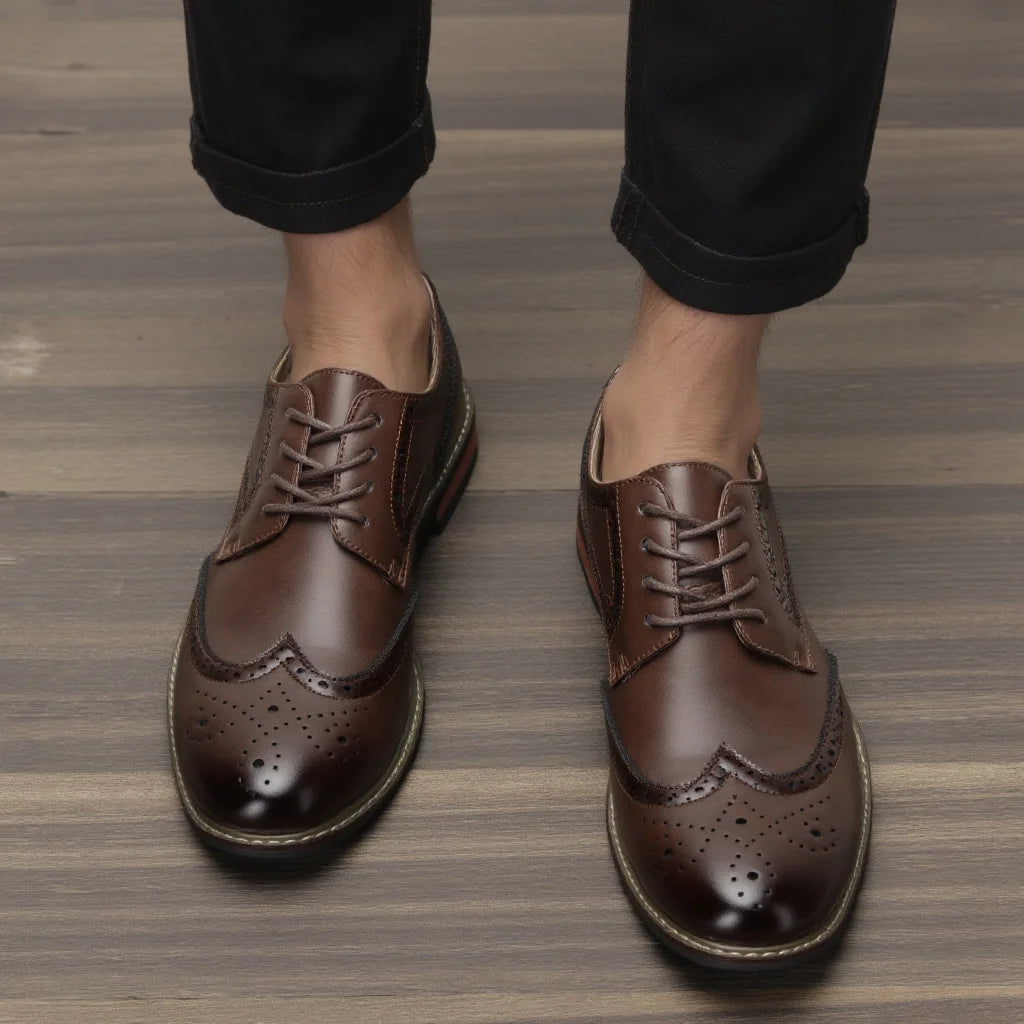 Mens Dress Shoes Stylish Gentleman'S Comfortable Business Wedding Shoes