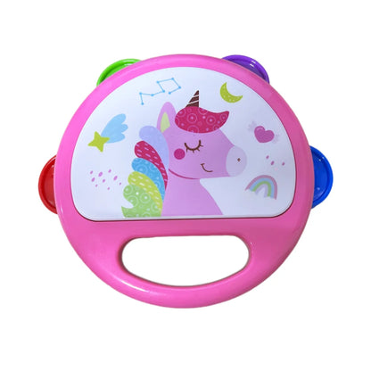 Baby Hand Drum Toys Montessori Musical Instruments Tambourine for Toddlers 1-3 Early Learning Percussion Music Toy