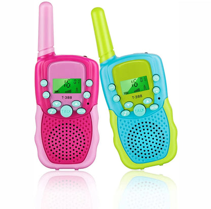 Walkie Talkies for 3-12 Year Old Girls Boys Toys with Backlit LCD Flashlight, 3 Miles Range for Outside, Camping, Hiking