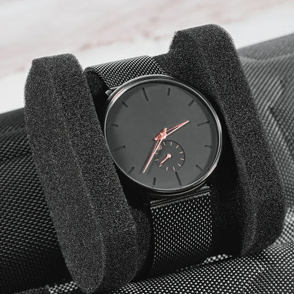 Watch Box Organizer For Men or Women Watch Travel Case Portable Storage Watch Display Holder for Wristwatches and Smart Watches