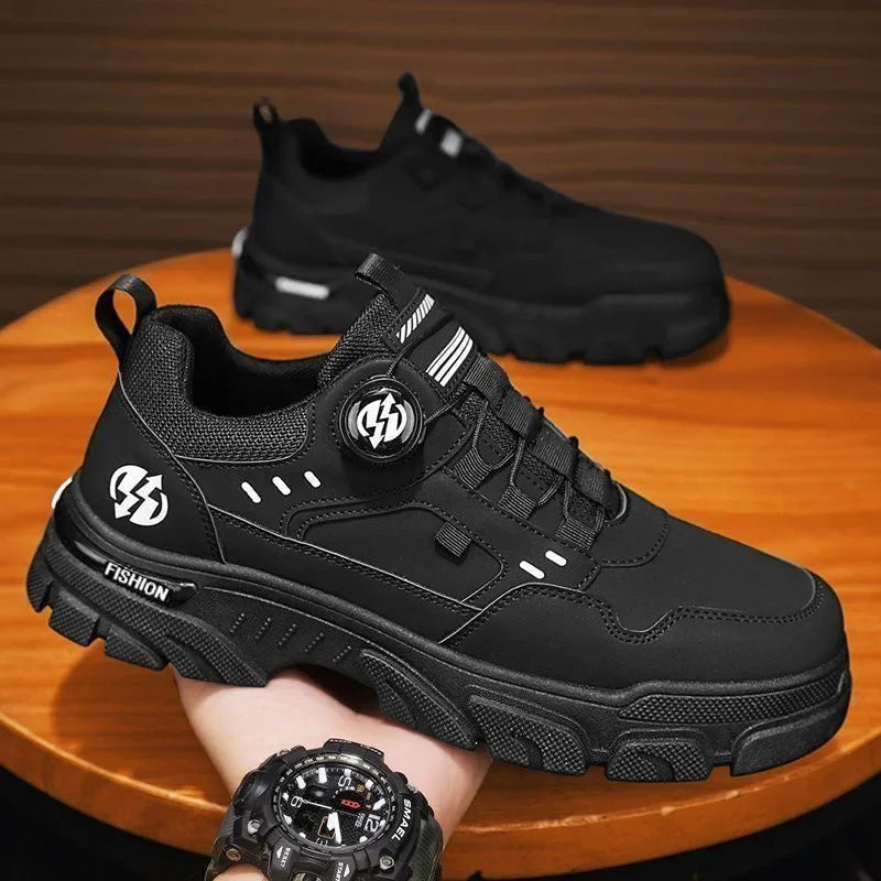 Summer Mens Casual Shoes Leather Men's Sneakers Comfortable Soft