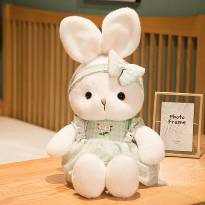 Kawaii Long Ears Plush Rabbit Doll Appeasement Doll 30cm Stuffed Animal Bunny Skirt Bunny Toy Kids
