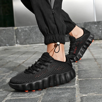 Brand Men Casual Shoes Thick Sole Soft Fashion Sneakers Summer Breathable Male Walking Shoes