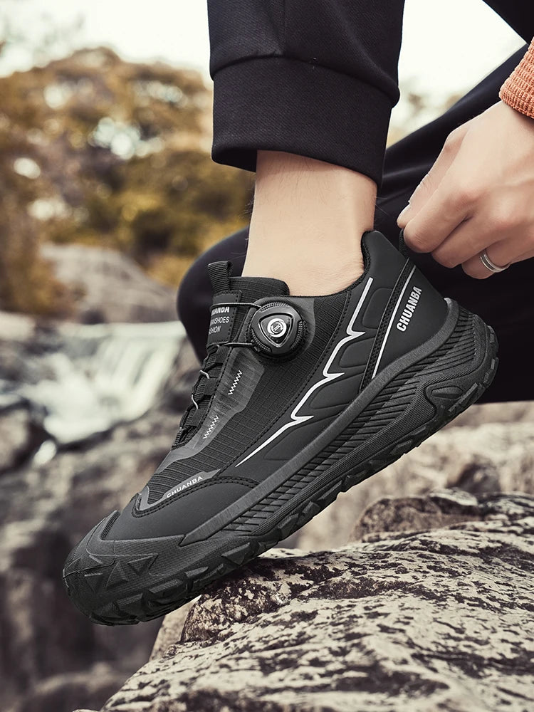 2026 new men's shoes work sports shoes fashionable casual shoes comfortable multi-functional low top shoes outdoor hiking shoes