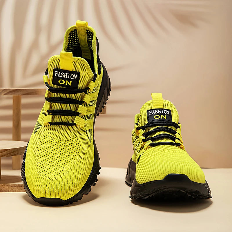 Men's Sneakers Running Shoes for Men Lightweight High Quality Mens Shoes Casual Sneaker Lace-Up Summer Sports Tennis Shoe