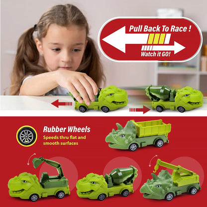 Children Electric Magic Climbing Dinosaur Track Toy Engineering Car Kids Track Car Train Toys for Children Birthday Gift