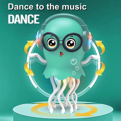 Magical Dancing Octopus Interactive Electric Octopus Toy Dancing with Music Lights Electronic Pet Stress Relief Gift Home Decor