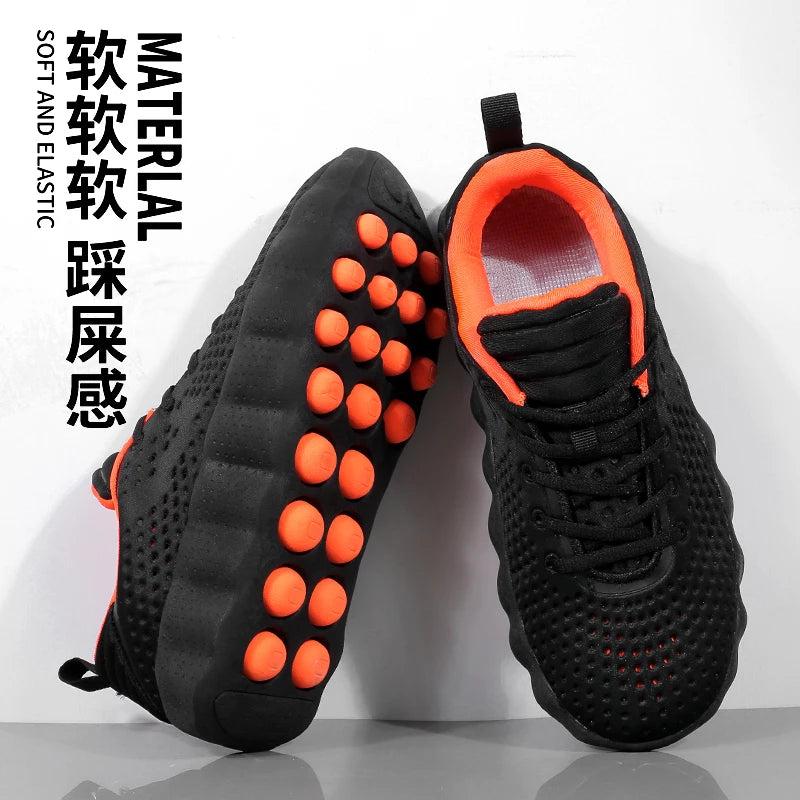 Brand Men Casual Shoes Thick Sole Fashion Sneakers Summer Breathable Male Walking Shoes  Mens Shoes