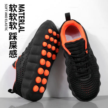 Brand Men Casual Shoes Thick Sole Fashion Sneakers Summer Breathable Male Walking Shoes  Mens Shoes