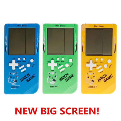 Classic Handheld Game Machine Brick Game Kids Games Machine Toy With Game Music Playback