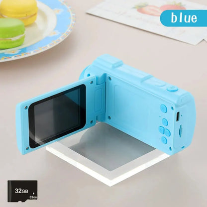 Kids Video Camcorder 1080P 20 MP High Resolution Portable Mini Digital Camera with 2.4 Inch Large Display Screen Birthday Gifts